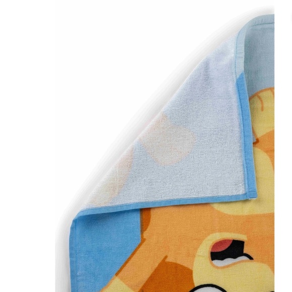 Bluey Bingo Beach Towel 100% Cotton W/ Embroidered Applique 28in x 58in- NWT - Picture 5 of 9